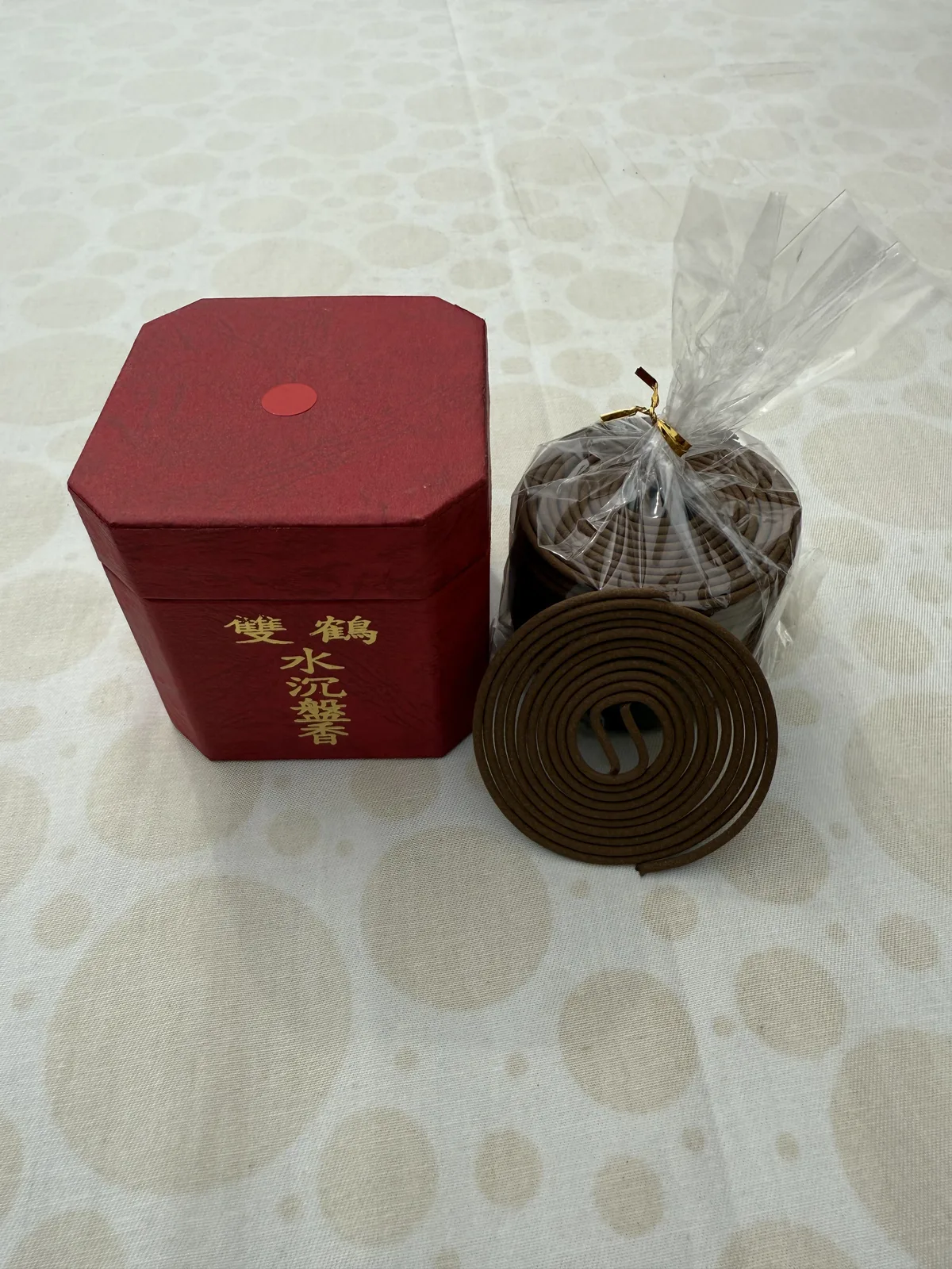雙鶴香品 棋皮小盤香 產品照片 1